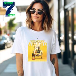 Caitlin Clark 22 Iowa Hawkeyes Womens Basketball The First-Ever Two-Time Winner Of The Award In Its 94-Year History Sullivan Award Unisex T-Shirt
