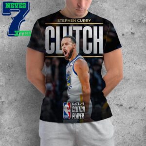 Congratulations To Stephen Curry Is The 2023-24 Kia NBA Clutch Player Of The Year All Over Print Shirt