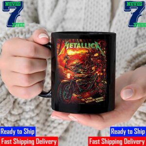 Metallica M72 World Tour 72 Seasons If I Run Still My Shadow Follow By Munk One Ceramic Mug