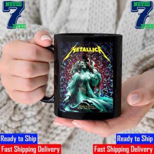 Metallica M72 World Tour 72 Seasons Misery She Loves Me Oh But I Love Her More By Andrew Cremeans Ceramic Mug