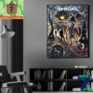 Metallica M72 World Tour 72 Seasons Sleep Walk My Life Away By Zeb Love Home Decor Poster Canvas