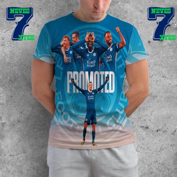 Official Promoted Leicester City Welcome Back To The Premier League 2024-2025 Season All Over Print Shirt