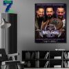 Wrestlemania 41 Main Events Tribal Combat Biggest Match Ever Once In A Lifetime Roman Reigns The Rock Home Decor Poster Canvas