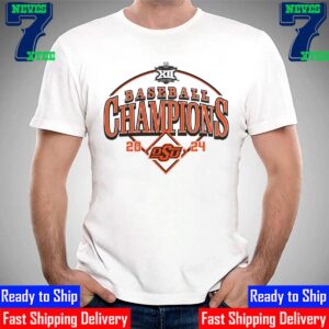 2024 Big 12 Baseball Conference Tournament Champions Are Oklahoma State Cowboys Unisex T-Shirt