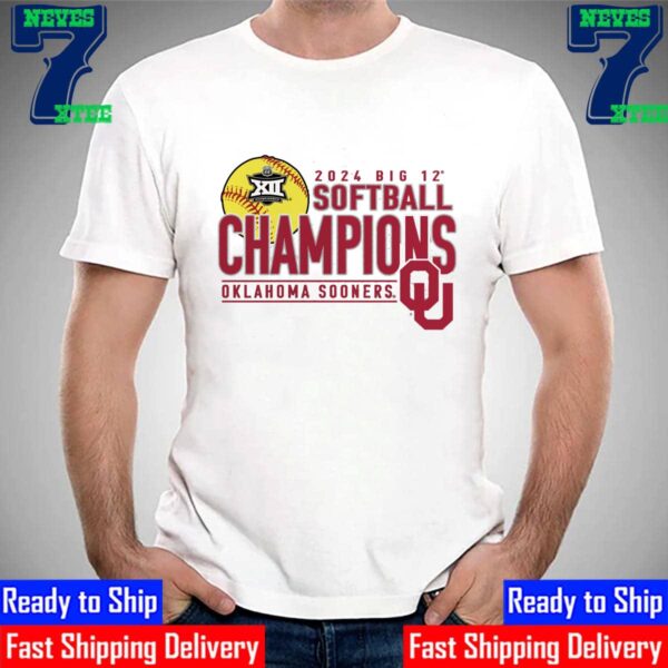 2024 Big 12 Softball Conference Tournament Champions Are Oklahoma Sooners Unisex T-Shirt