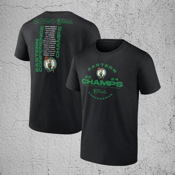 2024 Eastern Conference Champions Are Boston Celtics Two Sides Unisex T-Shirt