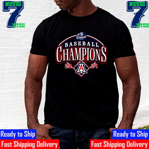 2024 PAC-12 Baseball Conference Tournament Champions Are Arizona Wildcats Unisex T-Shirt