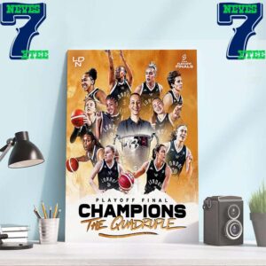 2024 Playoff Final Champions Are London Lions For 4-Peat Home Decor Wall Art Poster Canvas