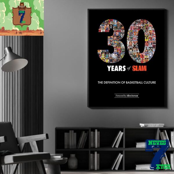 30 Years Of Slam The Definition Of Basketball Culture Home Decor Poster Canvas