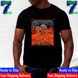 4 Days and Nights With Megadeth During Day Of The Dead And Halloween Megadeth In Mexico City Oct 31st-Nov 3rd 2024 Unisex T-Shirt