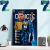 An NBA Original Chasing History Anthony Edwards Of Minnesota Timberwolves Home Decor Poster Canvas