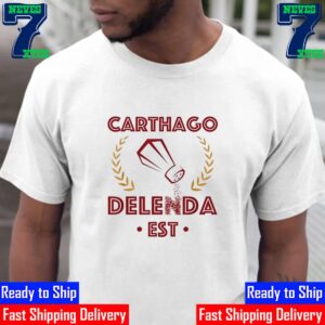 Carthago Delenda Est Carthage Roman Empire SPQR Salt Unisex T-Shirt