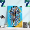 Congratulations Manchester City Are Champions Of The 2023-2024 Premier League 4th In A Row Home Decor Wall Art Poster Canvas