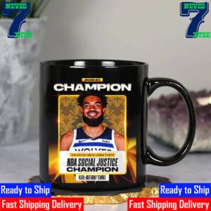 Karl-Anthony Towns Is The 2023-24 NBA Social Justice Champion Home Decor Poster Canvas