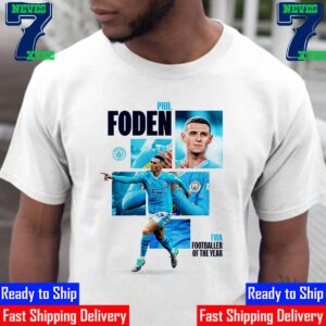 Congratulations to Manchester City Player Phil Foden Is The FWA Mens Footballer Of The Year Unisex T-Shirt
