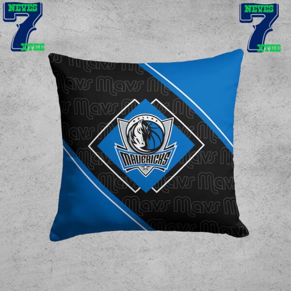 Dallas Mavericks 2024 NBA Playoffs Mavs Pegasus Diamond Boxed Decor Pillow