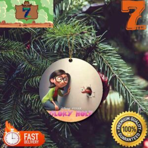 Disney x Pixal Glory Hole Movie Funny Tree Decorations Christmas Ornaments 2024