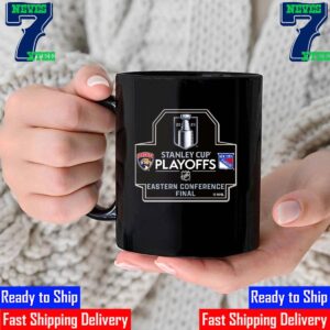 Florida Panthers Vs NY Rangers 2024 Eastern Conference Final Go To Stanley Cup Playoffs Ceramic Mug