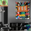 Foo Fighters NOLA Poster May 3rd 2024 New Orleans Louisiana Foil Print Home Decor Poster Canvas