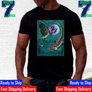 Foo Fighters NOLA Poster May 3rd 2024 New Orleans Louisiana Foil Print Unisex T-Shirt