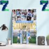 Historical Record For Manchester City Are Premier League Champions For The 4th Time In A Row Home Decor Wall Art Poster Canvas