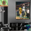 2023-2024 NBA Playoffs Eastern Conference Finals Game 1 Indiana Pacers Vs Boston Celtics Jayson Tatum With The Clutch 3 Points Game Winner In OT Home Decor Poster Canvas