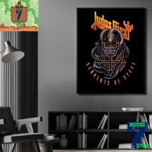 Judas Priest Serpents Of Steel Backstage And Soundcheck Home Decor Poster Canvas