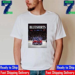 New York Rangers Blueshirts Vol 24 Group Huddle Magazine Unisex T-Shirt