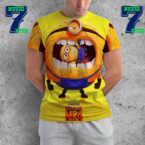 Official Poster Despicable Me 4 Of Illumination In Theaters July 3rd 2024 All Over Print Shirt