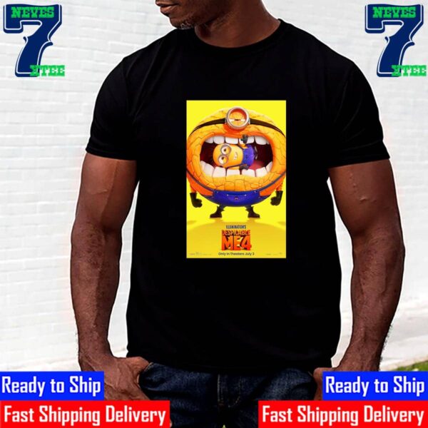 Official Poster Despicable Me 4 Of Illumination In Theaters July 3rd 2024 Unisex T-Shirt