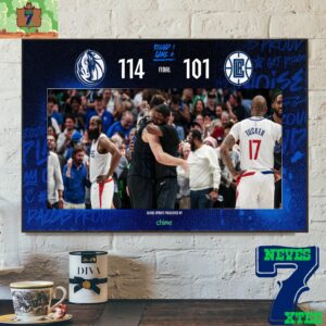 One For Dallas Mavs In Six Mavs Win Dallas Mavericks Advance To The Western Conference Semifinals 2024 NBA Playoffs Home Decor Poster Canvas