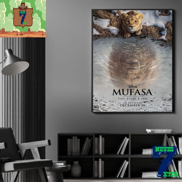 Orphan Outsider King Disney Mufasa The Lion King Official Poster Home Decor Poster Canvas