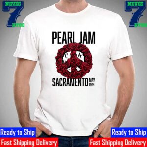 Pearl Jam Tonight at Golden 1 Center Sacramento CA May 13th 2024 Unisex T-Shirt
