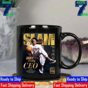 South Carolina Coach And 3-Time National Champion The CEO Dawn Staley On Cover SLAM 250 Gold Limited Edition Ceramic Mug