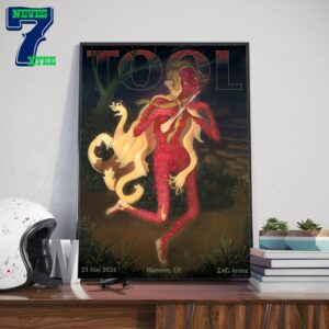 TOOL effing TOOL With Night Verses At The ZAG Arena Hanover DE May 25th 2024 Home Decor Poster Canvas