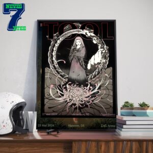 TOOL effing TOOL With Night Verses At Ziggo Dome Amsterdam NL May 27th 2024 Home Decor Poster Canvas