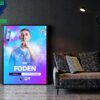 Congratulations To Manchester City Player Phil Foden Is The 2023-2024 Premier League Player Of The Season Home Decor Poster Canvas