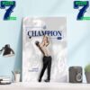 Xander Schauffele Champion 2024 PGA Championship Clutch Birdie On 18 To Win The First Career Major Home Decor Wall Art Poster Canvas