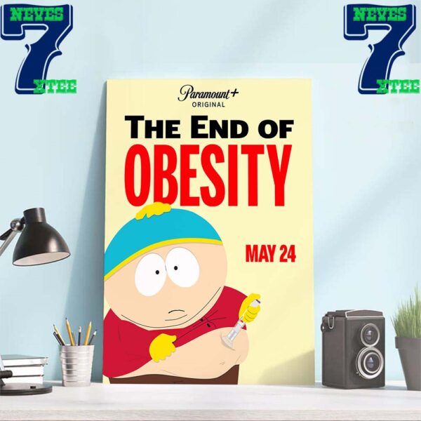 The New Exclusive Event South Park The End Of Obesity May 24th 2024 Home Decor Wall Art Poster Canvas