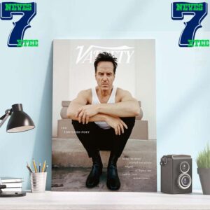 The Tortured Poet Andrew Scott On Cover Of Variety For The Latest Issue Home Decor Poster Canvas