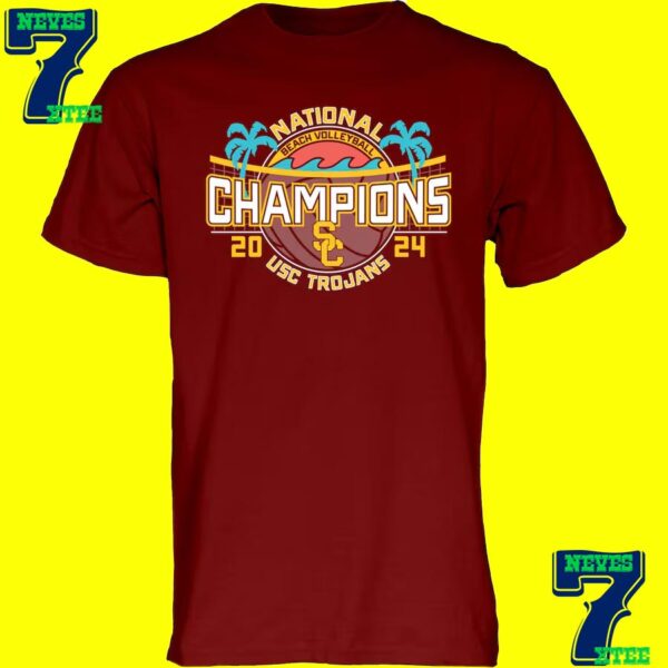 USC Trojans Are 2024 NCAA Beach Volleyball National Champions Unisex T-Shirt