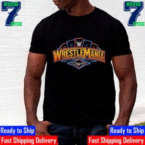 WWE WrestleMania 41 Official Logo At Allegiant Stadium In Las Vegas April 19th And 20th 2025 Unisex T-Shirt