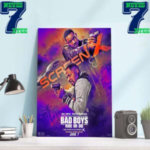 Will Smith And Martin Lawrence In Bad Boys Ride Or Die ScreenX Official Poster Home Decor Wall Art Poster Canvas