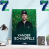 Xander Schauffele Champion The 2024 PGA Championship For The First Major Victory Home Decor Wall Art Poster Canvas