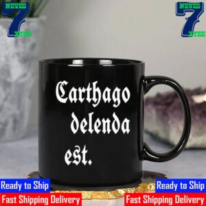 Zuck Bucks Wearing Carthago Delenda Est Ceramic Mug