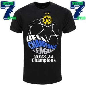 2023-24 UEFA Champions League Champions Are Borussia Dortmund Merchandise Shirt