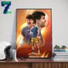 Winning From Ear To Ear Nike x Carlos Alcaraz 2024 Roland-Garros Champion Home Decor Poster Canvas