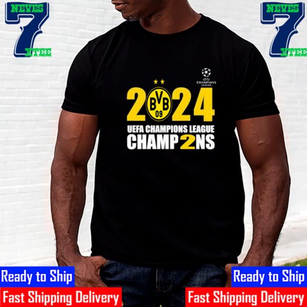 2024 UEFA Champions League Champ2ns Borussia Dortmund Merchandise Shirt