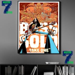 Bass Solo Take One Metallica World Tour at the M72 Helsinki Olympic Stadium Helsinki Finland 2024 Home Decor Poster Canvas