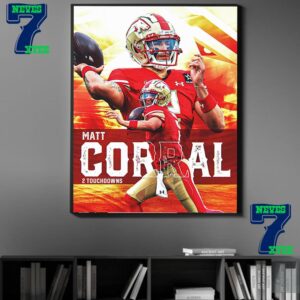 Birmingham Stallions Matt Corral 2 Touchdowns In 2024 USFL Conference Championship Game Home Decor Poster Canvas